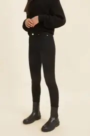 SEED HERITAGE GIRLS BLACK CLASSIC STRETCH JEANS JEGGINGS SIZE 8 BNWT RRP$49.95