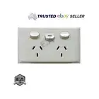 Double Power Point With 32 Amp Oven Switch Mech DGPO Socket Outlet