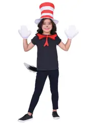Cat In The Hat Girls Dr Suess Costume Accessory Set