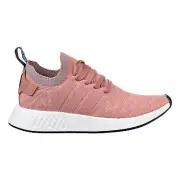 Adidas Originals NMD_R2 Primeknit Women's Shoes Raw Pink-Grey Three BY8782
