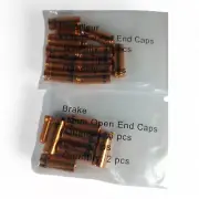 Jagwire Pro End caps Gold brake 10pcs 5mm 6pcs gear 4mm & cable tips