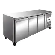 Thermaster Tropicalised 3 Door Gastronorm Bench Fridge - Under Bench Fridges (GN3100TN) - GN3100TN
