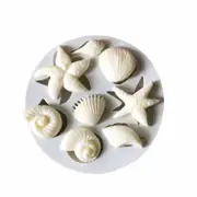 Sea Shell Silicone Fondant Mould Cake Sugar Craft Starfish Icing Baking Mold AU