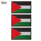 Palestine National Flag Iron/Sew On Badge Patch Embroidered Applique For Clothes