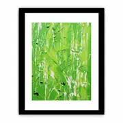 Blue Dripping Color Framed Art Framed print Art Poster