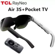 TCL RayNeo Air 3S Smart AR Glasses 201" Micro OLED Cinema Screen 120Hz Pocket TV