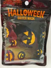 Halloween Gaiter Face Mask Pumpkin Patch