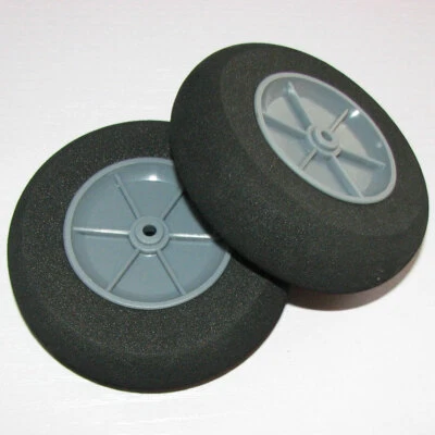 D95*Ø4*H30mm EVA Sponge Tyre & Plastic Hub wheels RC scale model airplane parts