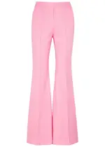 Alice + Olivia Danette Flared Woven Trousers - Light Pink - 4 (UK8 / S) 4 (UK8 / S)