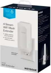 NETGEAR (EAX12) AX1600 WiFi 6 Dual-Band Range Extender, Signal Booster BRAND NEW