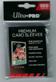 Ultra Pro Premium Soft Sleeves Pack Of 100 Card Sleeves