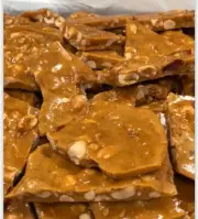 Homemade Peanut Brittle by ~D'Vine Sweets~ 1Lb, Made to order.