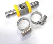FTGVXVZUJS 3/8 Inch Fuel Line Fuel Pressure T-fitting Adapter Fit For Fuel Pressure Gauge Sensor Car Accessorie T-fitting Adapter Connector Pressure sensor