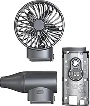 Vastarry Compressed air Duster 100,000 RPM High-Speed Turbo Fan with 35m/s Airflow, 10,000mAh Power Bank Function for Computer Dusting and BBQ Ignition