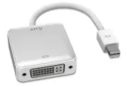 iLuv Mini DisplayPort/ Thunderbolt to DVI Adapter 1920 x 1080HD - White (iCB702)
