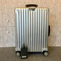 在飛比找PopChill優惠-[二手] RIMOWA 銀色鋁製手提拉桿旅行箱 /20寸 /