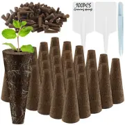 50/100Pcs Grow Sponges for Hydroponic Seed Starter Pod Replacement Root/＆√