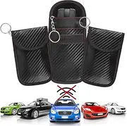 3Pcs Faraday Key Fob Protector Car Signal Blocker Anti-Theft RFID Blocking Bag Portable Protection for Car Security