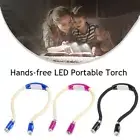 Handsfree LED Flexible Light USB Portable Over Neck Book Reading Lamp Torch US
