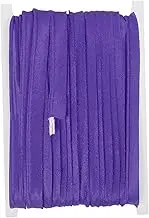 uxcell Maxi Piping Bias Tape, 20 Yards Piping Trim with Cord Satin Binding Lip Cord Trim Fit for Sewing Garment Webbing Trimming Crafts Decorating - (Purple)