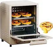 15L Countertop Mini Oven Air Fryer with Adjustable Temperature and Timer