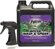 Amgrow Patrol Mozzie, Wasp & Spider Ready to Use Insecticides Spray 4 Litre