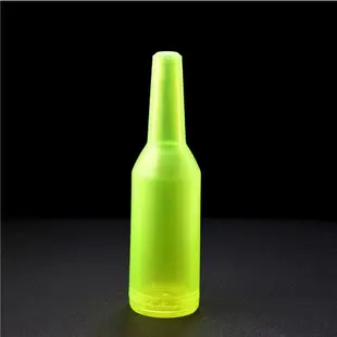 透明放射熒光綠 調酒師練習瓶 酒吧花式拋樽 臉譜練習瓶