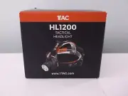 1TAC HL1200 Rechargeable 1200 Lumen Tactical Headlight CREE XM-L2 2x18650