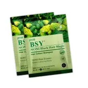 Noni Black Hair Magic Hair Color Shampoo - Ammonia Free, 20ml x 10 Sachets, N...