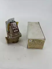 WATTS 174A Model M3 PRESSURE Safety Relief WATER Valve Size 3/4” Set @ 75 lbs