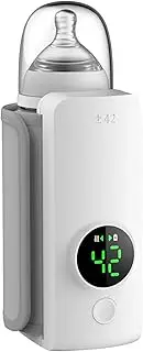 Baby Bottle Warmer, 18W Fast Charging, 6-Speed Temperature Control, Locked-in Nutrition and 360 Degree Wrap Even Warming