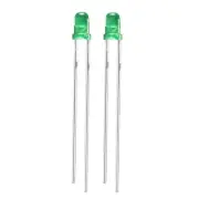 50pcs Green LED Diode Lighting Electronic Component Emitting Lamp 2.8-3.2V