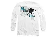 SpongeBob SquarePants Unisex Adult 59% Sponge 41% Bob T-Shirt (White) - UTTV10678