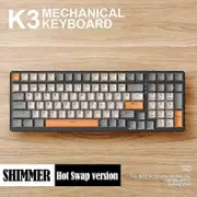 K3 Russian/English Gaming Mechanical Keyboard for Gamer Hot-swap Red/Blue Switch Type-C Wired 100 Keys Backlight Effect EN Hot Swap version(.799) B...
