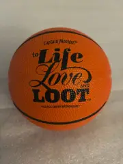 Captain Morgan Rum Mini Basketball "to Life Love and Loot" Branded Game 5" Dia