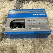 Shimano PD-M520 SPD Pedal Black With Cleat (SM-SH51) New