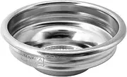 [NEOUZA] 58mm 304 Stainless Steel Filter Sieve Basket 1/2/4 Cup Backflush Blind Basket for Bottomless Portafilter,Compatible with Delonghi,Breville Coffee Espresso Machine (1 Cup)
