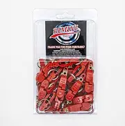 Bimini Lures Pro Snap Weights for trolling - Red Clip