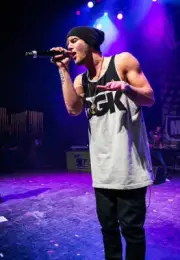 Drew Chadwick of Emblem3 at the 2013AMP 987 Kringle Jingle at The - Old Photo 8