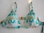 Ripcurl Womens Fixed Tye Dye Triangle Swim Suit Top XL Nwt