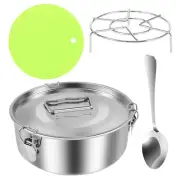 Flan Mold Sturdy Flan Pan with Lid and Handle Convenient Flan Pan Mold Versatile