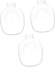 Healvian 3pcs Hand Soaking Bowl Nail Care Tools Nail Tips Soak Bowl Manicure Soak Bowl Nail Polish Remover Bowl Nail Spa Bowl Doll Cake Pan White Acrylic Miss Water Bowl Japanese-style
