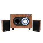 KINYO 2.1聲道立體擴大音箱 木質立體音箱喇叭 木質音響
