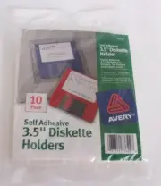 73722 Avery Self Adhesive 3.5” Diskette Holders Pack of 9