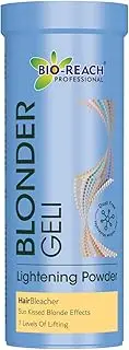 BIO-Reach Blonder Gel Color Bleach Powder for Women, 200gm - Golden Blonde (Pack of 1)