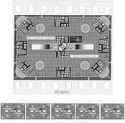 for Slide Digitizing with Camera: 35mm . Ten USAF 1951 Resolution Test Charts on Frame of Film. Digitize Your Slides and Negatives w/The Highest Sharpness. Frames per Strip 5.