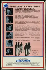 STREAMERS 27"X41" Original Movie Poster One Sheet 1983 Rolled Robert Altman Rare