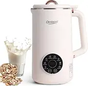 Nut Milk Maker Machine 35oz, 8-in-1 Automatic Nut Milk Maker, Soy Milk Maker with 10 Blades for Homemade Almond, Oat, Coconut, Soy, Plant Based Milks, Non Dairy Beverages with Keep Warm/Auto-clean