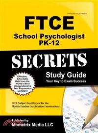 在飛比找三民網路書店優惠-FTCE School Psychologist PK-12