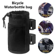 Water Bottle Holder Beverage Carrier Bike Cup Holder Bike Handlebar Stem Bag US